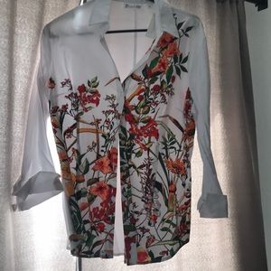 White collared shirt